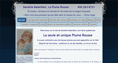 Desktop Screenshot of laplumerousse.com